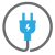 StandardplugiconGrayandBlue